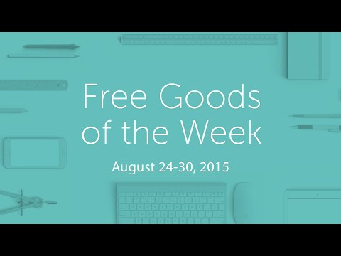 6 Free Design Goods Roundup - Week of August 24th, 2015