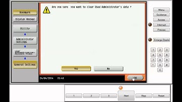 How to enable Account Track from operator panel Konica Minolta MFD
