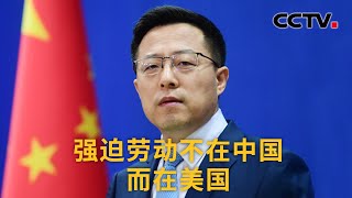 中国外交部：强迫劳动不在中国 而在美国 |《中国新闻》CCTV中文国际