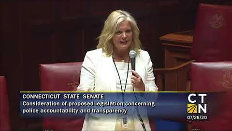 State Senator Heather Somers comments on The Police Accountability Bill 7 28 2020