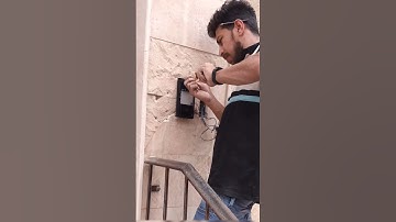 DS-KIS604P Hikvision Video Intercom Installation #hikvision #fypシ #intercom #securitysystems