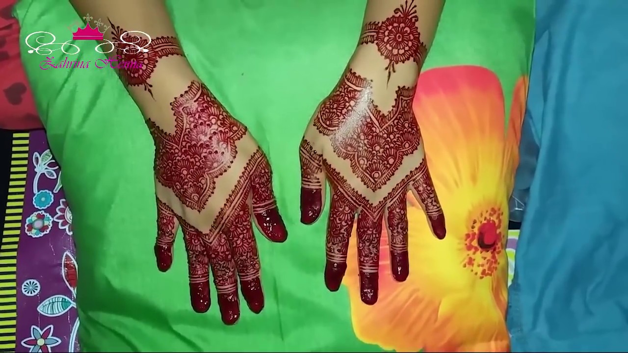 Tutorial Henna Wedding By Zahrina Henna