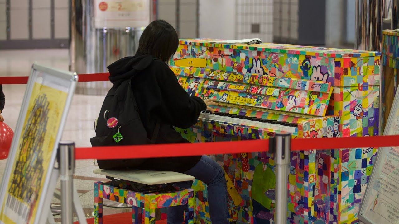 ストリートピアノin川崎『PiaNo Face』弾いてみた - YouTube