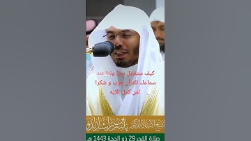 القران الكريم بصوت الشيخ ياسر الدوسري #ادم