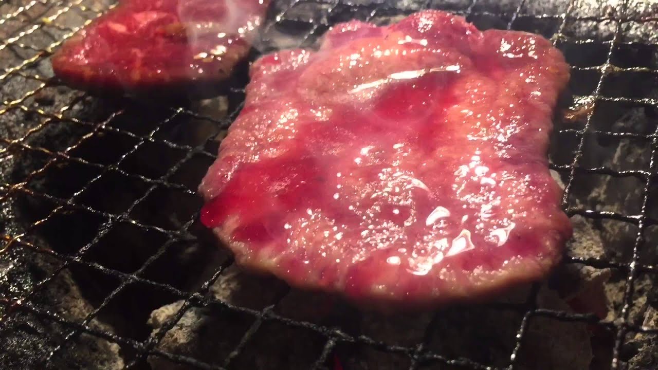 焼肉 黒毛和牛焼肉食べ放題動画 その3 焼いてる音 Youtube