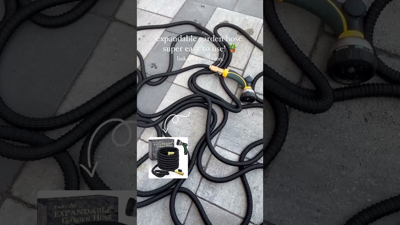 expandable garden hose 🪴. super easy to use! link in description.  