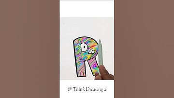 Alphabet lore R Spanish pick a color oddly satisfying#art #drawing #funny #oddlysatisfying #memes