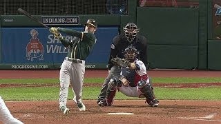 OAK@CLE: Reddick goes yard for second time
