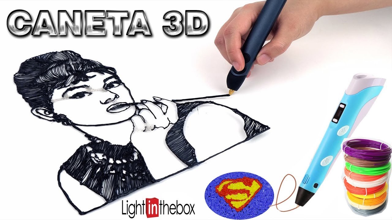 Como usar uma caneta 3D