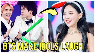 BTS Making Idols Can’s Stop Laughing - They Are The CENTER Of Attention