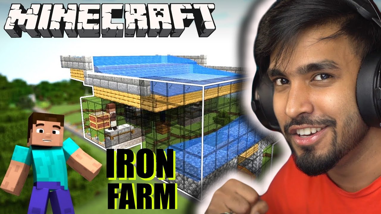FINALLY I BUILD UNLIMITED IRON FARM | MINECRAFT GAMEPLAY - YouTube