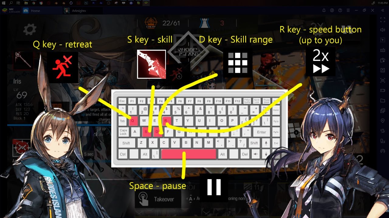 [Arknights] why you should set a keymap? - Arknights emulator guide ...