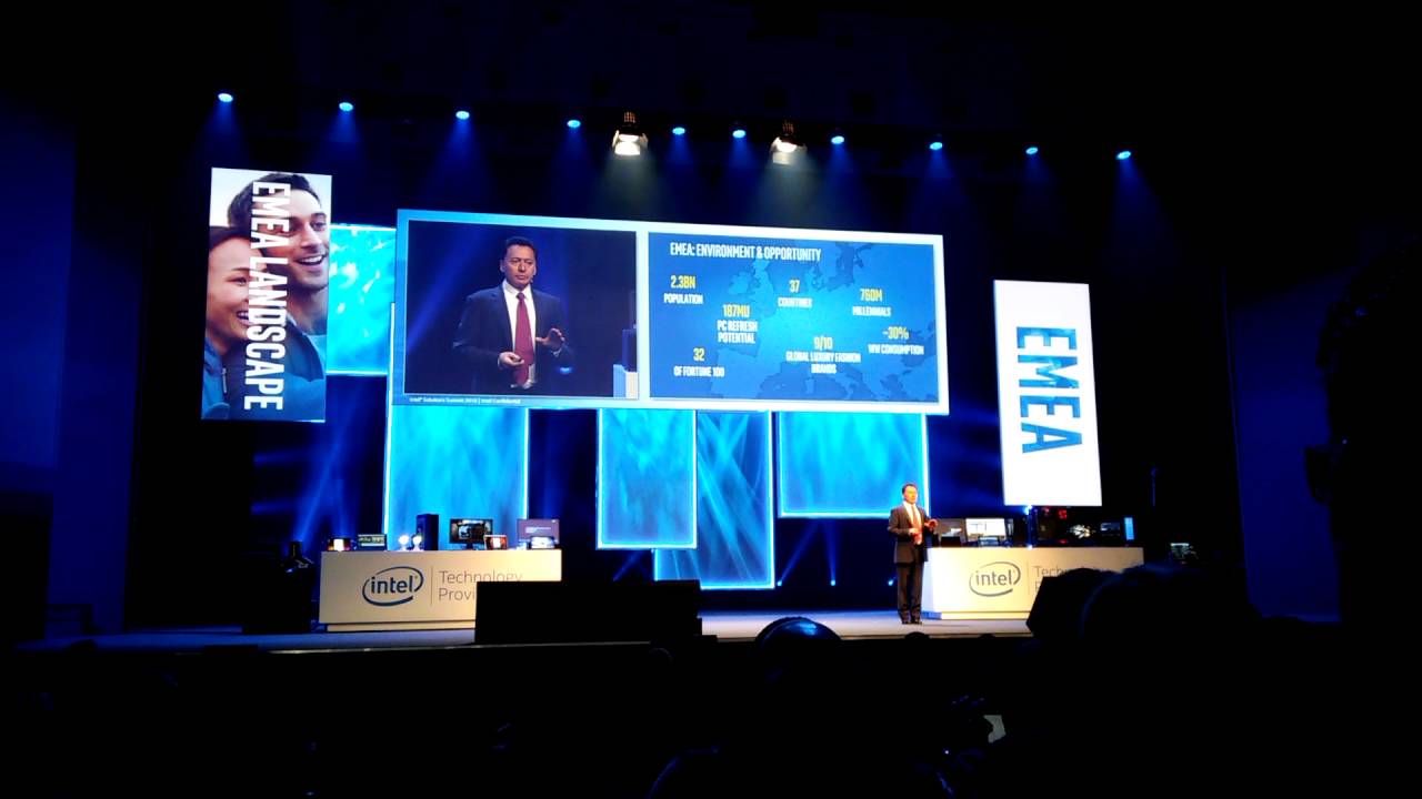 Keynotes on Intel Solution Summit(1)
