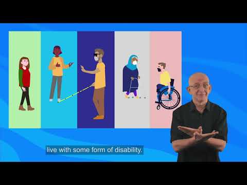 Disability considerations for COVID-19 vaccination (with international sign language and subtitles)