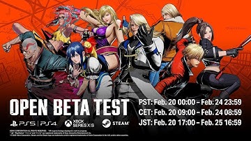 Fatal Fury City of the Wolves | Open Beta Test Trailer