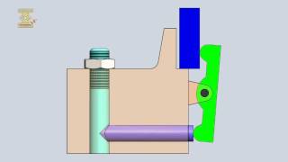 NutOperated WedgeLever Clamping Mechanism