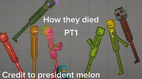 How Melon Playground Characters died (Part 1)
