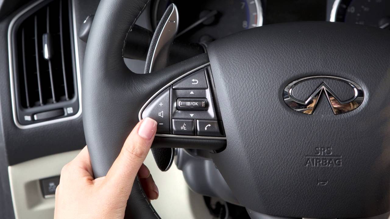 2016 Infiniti Q50 Steering Wheel Audio Controls YouTube
