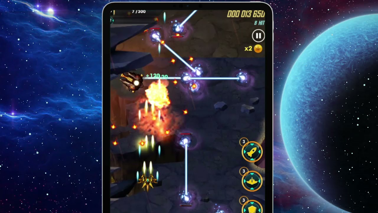 Galaxy Aliens Space Shooter MOD APK cover