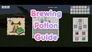 Brewing Potion Guide | Minecraft Bedrock PvP Texture Pack