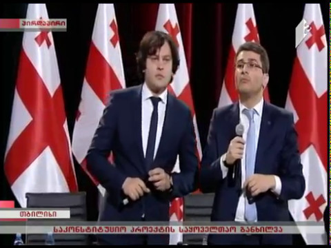 კონსტიტუციის განხილვა 15.05.2017