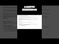 Logistic Regression