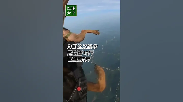 太酷了！直擊女子特戰隊員首次攜軍犬跳傘！| 軍迷天下 - 天天要聞
