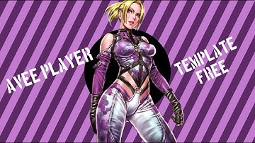 AVEE PLAYER TEMPLATE PURPLE |FREE DOWNLOAD 1.2.98