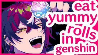 [genshin impact] I EAT THE ROLLS. I BEAT MY FOES!【NIJISANJI EN | Doppio Dropscythe】