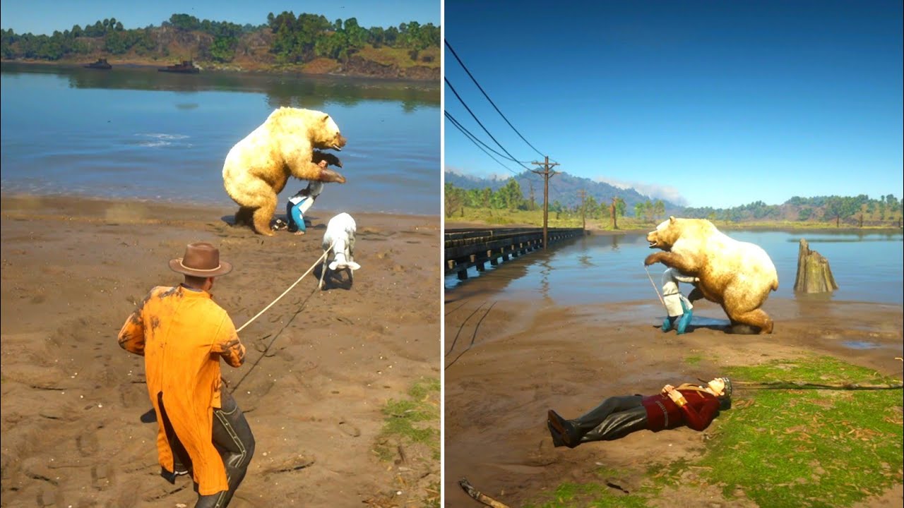 RDR2 All Animals Attack - [Main Animal/Event] | Epic Wild Moments