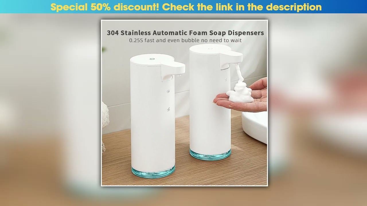 Stainless Automatic Soap Dispensers Rechargeable Touchless Sensor Smart Washing Hand Machine