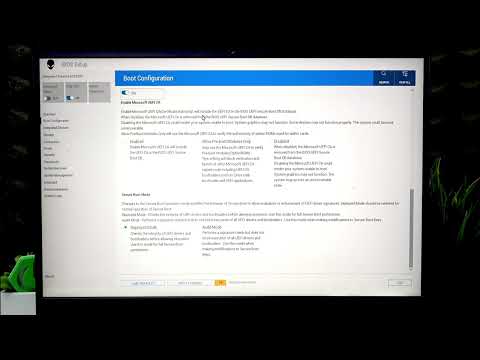 Alienware Aurora 16 – How to Toggle Secure Boot