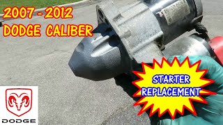 2007-2012 Dodge Caliber - Starter Replacement #dodgecaliber