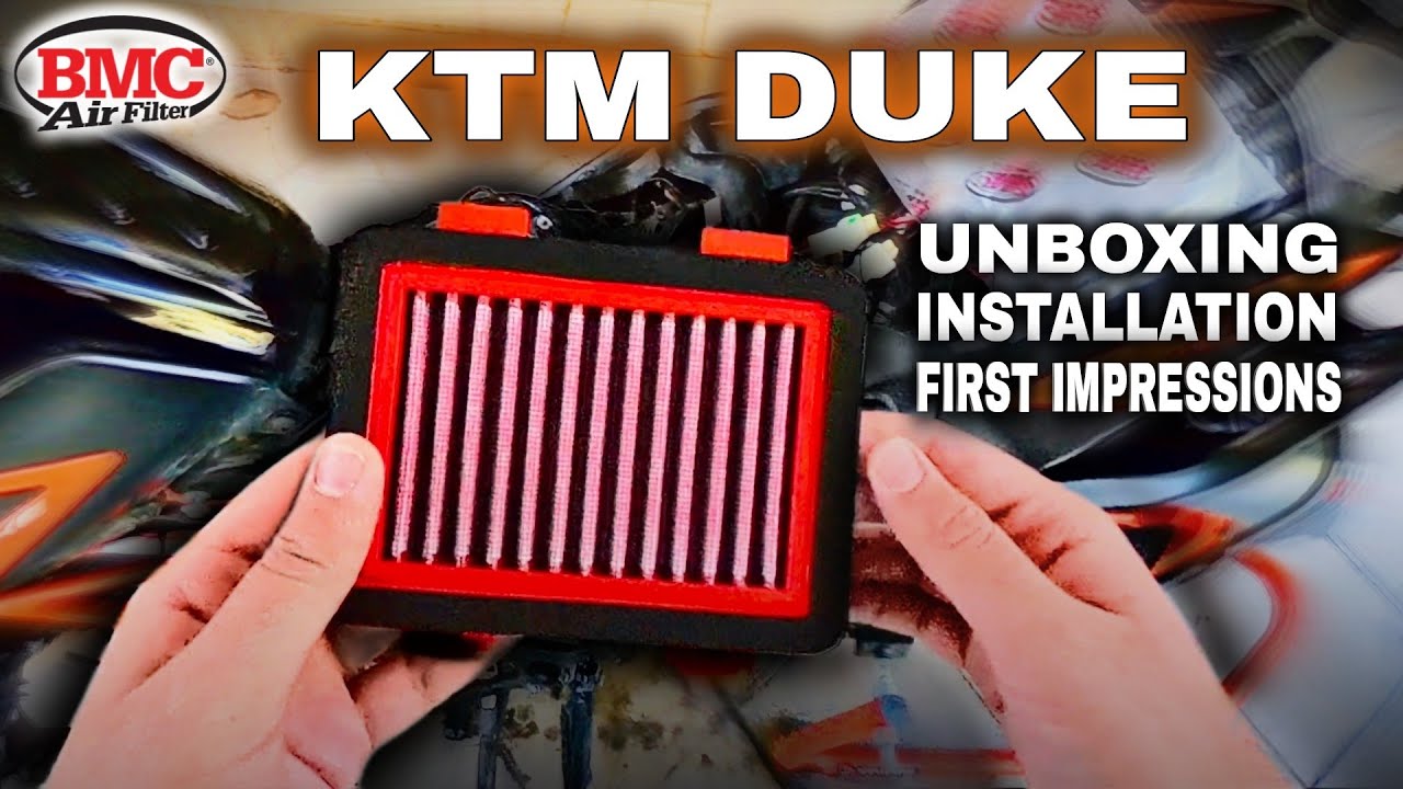 BMC Air filter Unboxing and Installation 🔥 | KTM Duke First Impressions 👀 | Worth 6500INR?