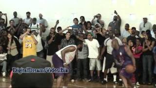 Kobe Bryant had 45 points Buzzer Beater at the Drew League in WATTS