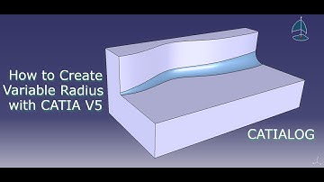 Variable Radius Fillet with CATIA V5
