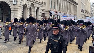 Combined Bands of the Scots and Welsh Guards - Lord Mayors Show 2022