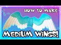 How to make medium feathered wings