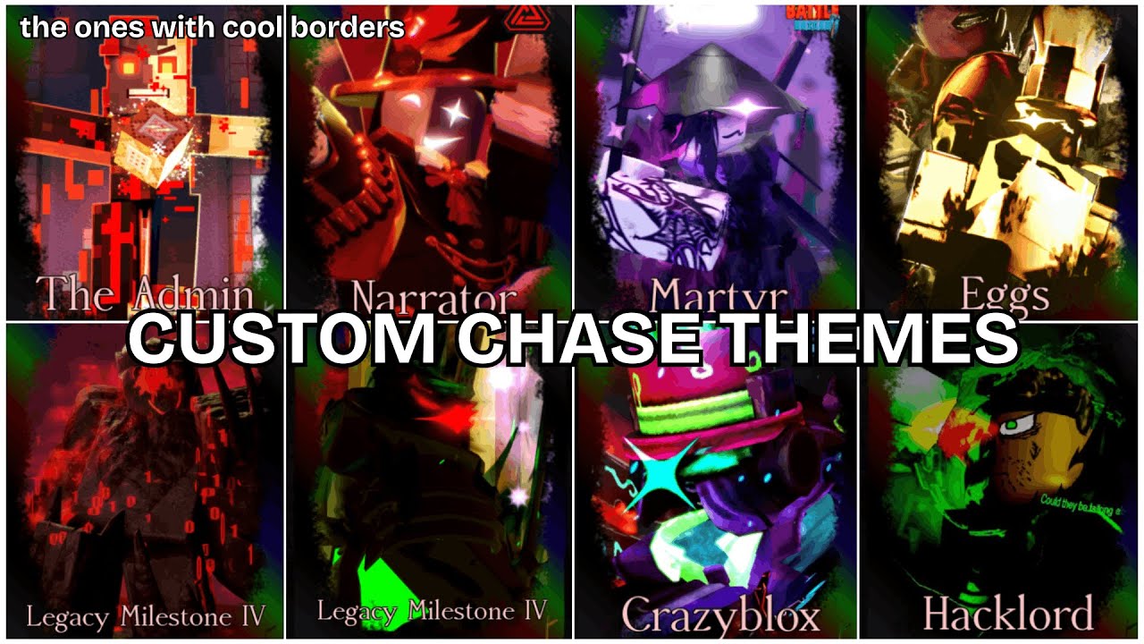 EVERY SPECIAL SKIN WITH A CUSTOM CHASE THEME | Roblox Forsaken