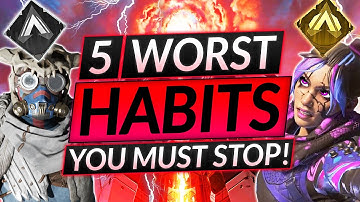 5 WORST HABITS in Apex Legends - This is Keeping YOU HARD-STUCK - Predator Tips Guide