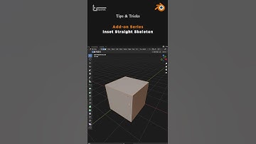 How to use Inset Straight Skeleton in blender‎-  ادون عن Inset Straight Skeleton في بلندر
