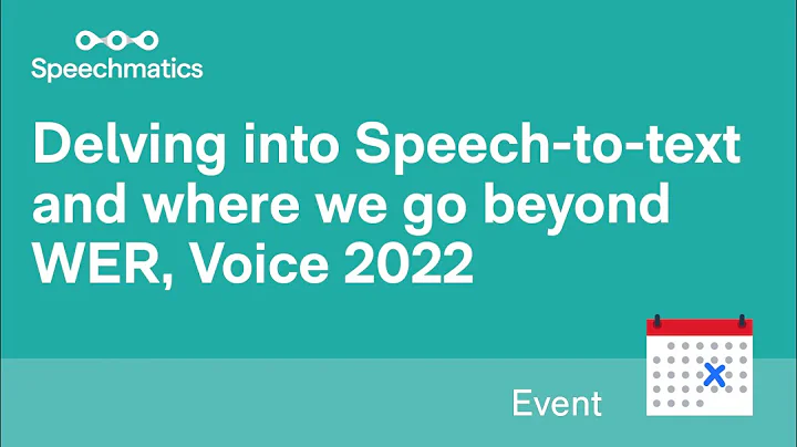 Delving into Speech-to-text and where we go beyond...