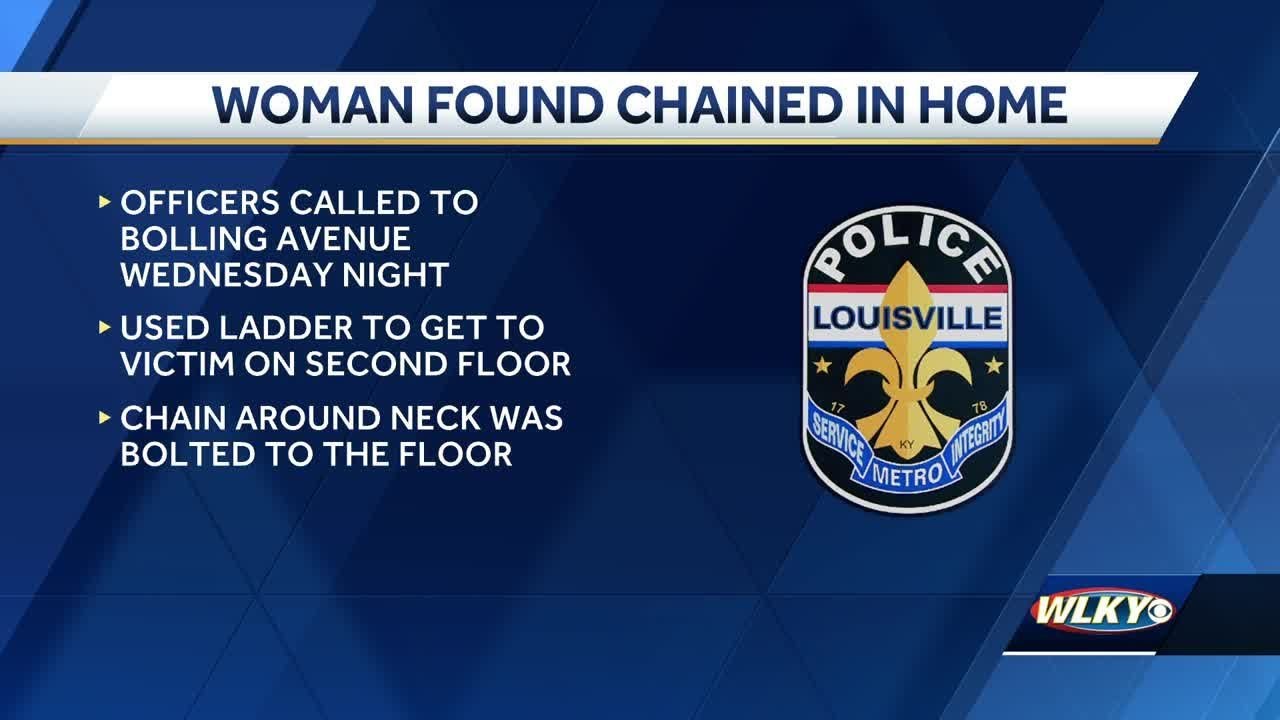 LMPD officers rescue woman chained to floor inside Park Hill home