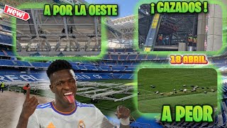 ⚠️ COMIENZAN CON LAS LONAS EN LA CUBIERTA OESTE 🚨 Obras Santiago Bernabéu 18/04/2023 🚧