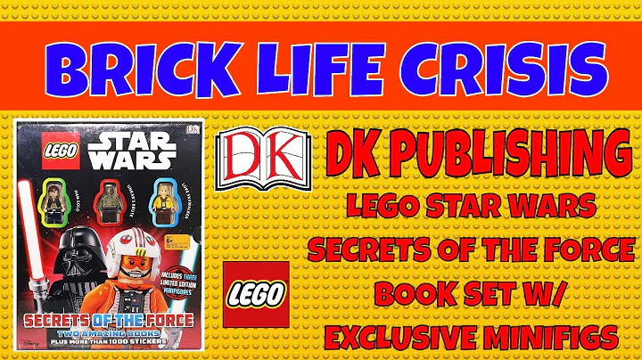 DK Lego Star Wars SECRETS of the FORCE Book Collection w/ Minifigures