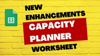 Excel Resource Planning Template Enhancement | Version 7 | Line Manager & Supplier Columns