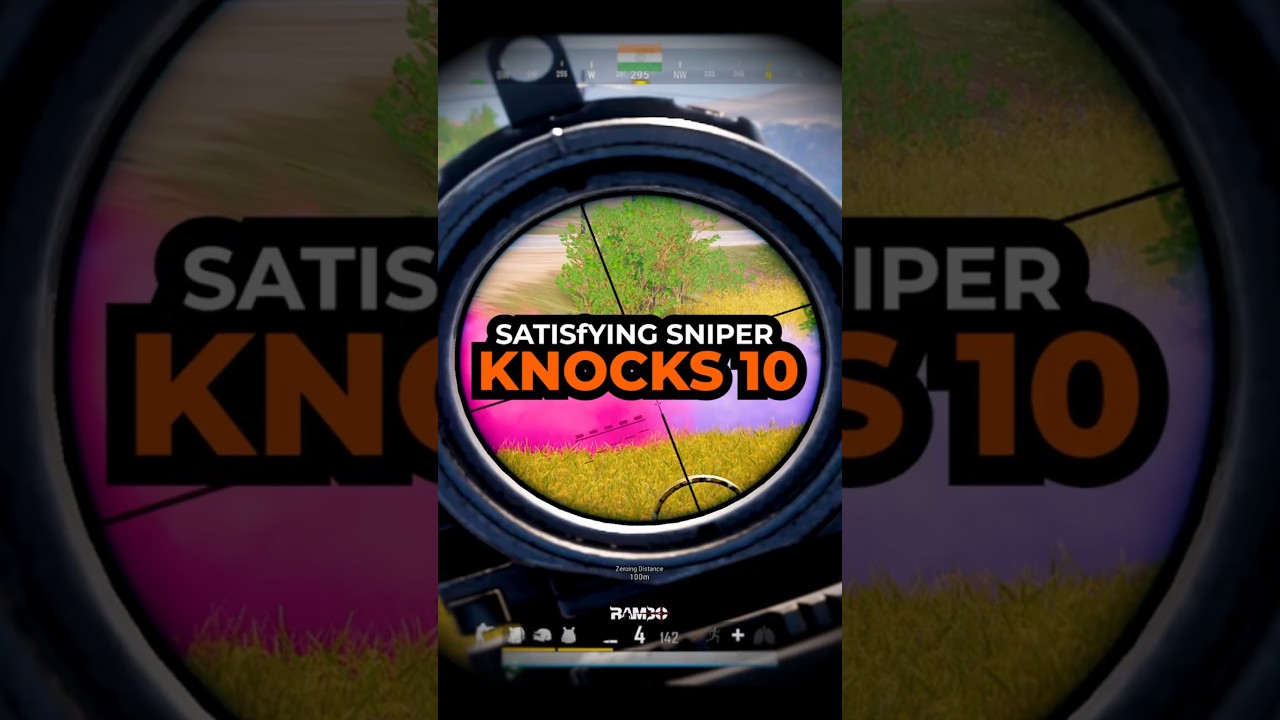 PUBG PC FPP Satisfying Sniper Knocks #10