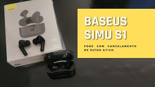 Fone de ouvido Baseus - SIMU S1 com ANC