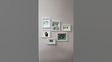 make paper photo frame 🖼️#art #drawing #painting #artist