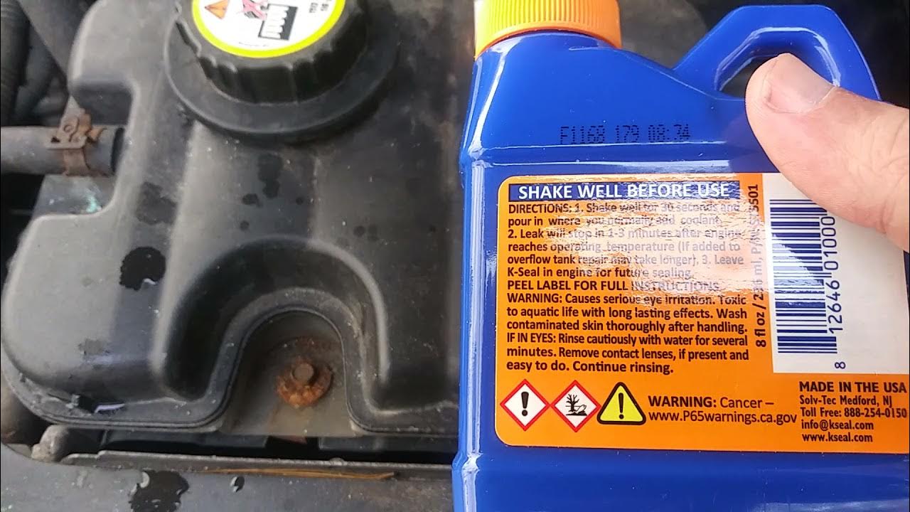 KSEAL COOLANT LEAK REPAIR YouTube